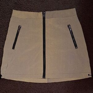 Forever 21 Mini Skirt with Black Zipper Accents